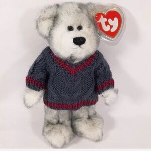 Vintage 1993 TY Fairbanks the Bear The Attic Treasure Collection New